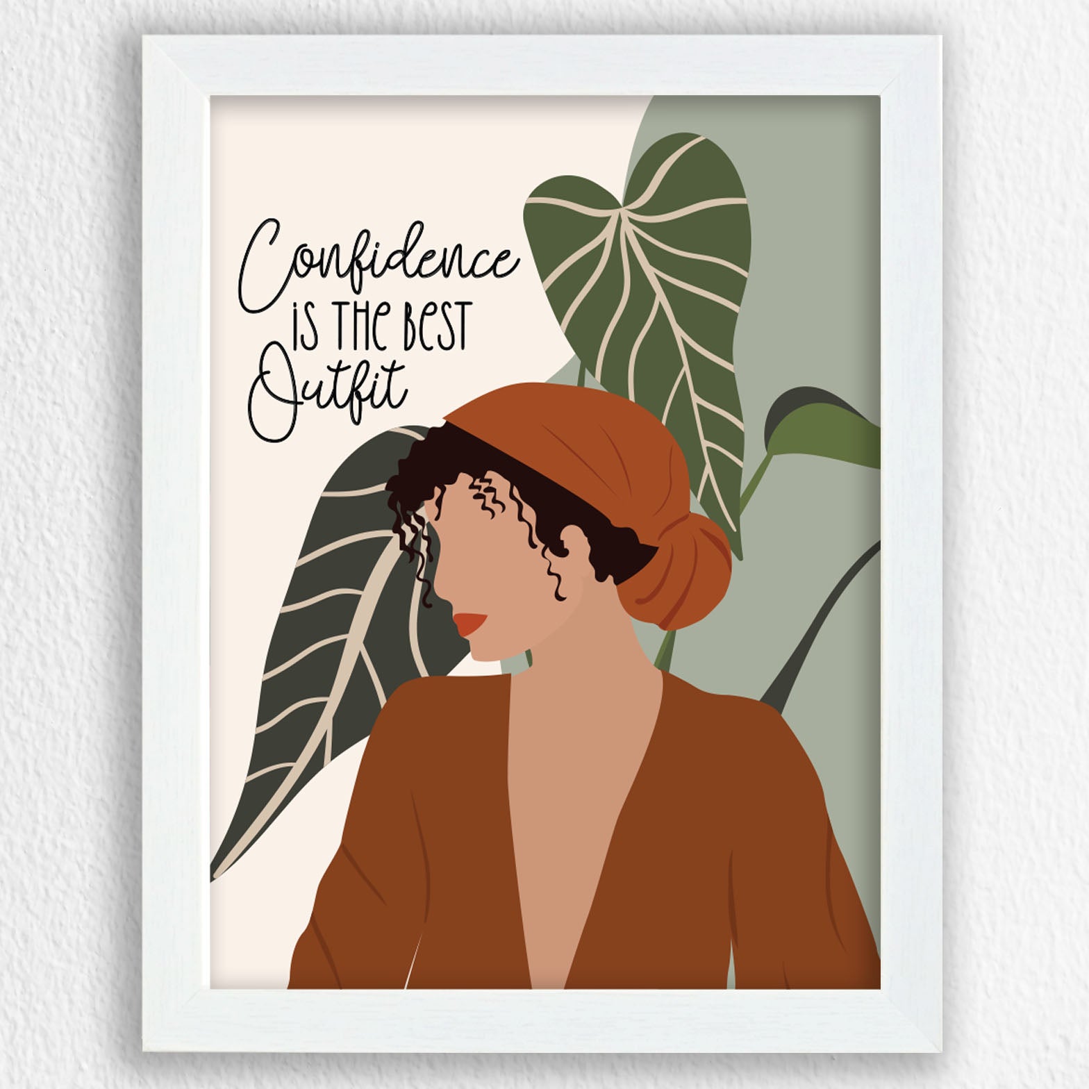 Confidence Is The Best Outfit - Art Frame