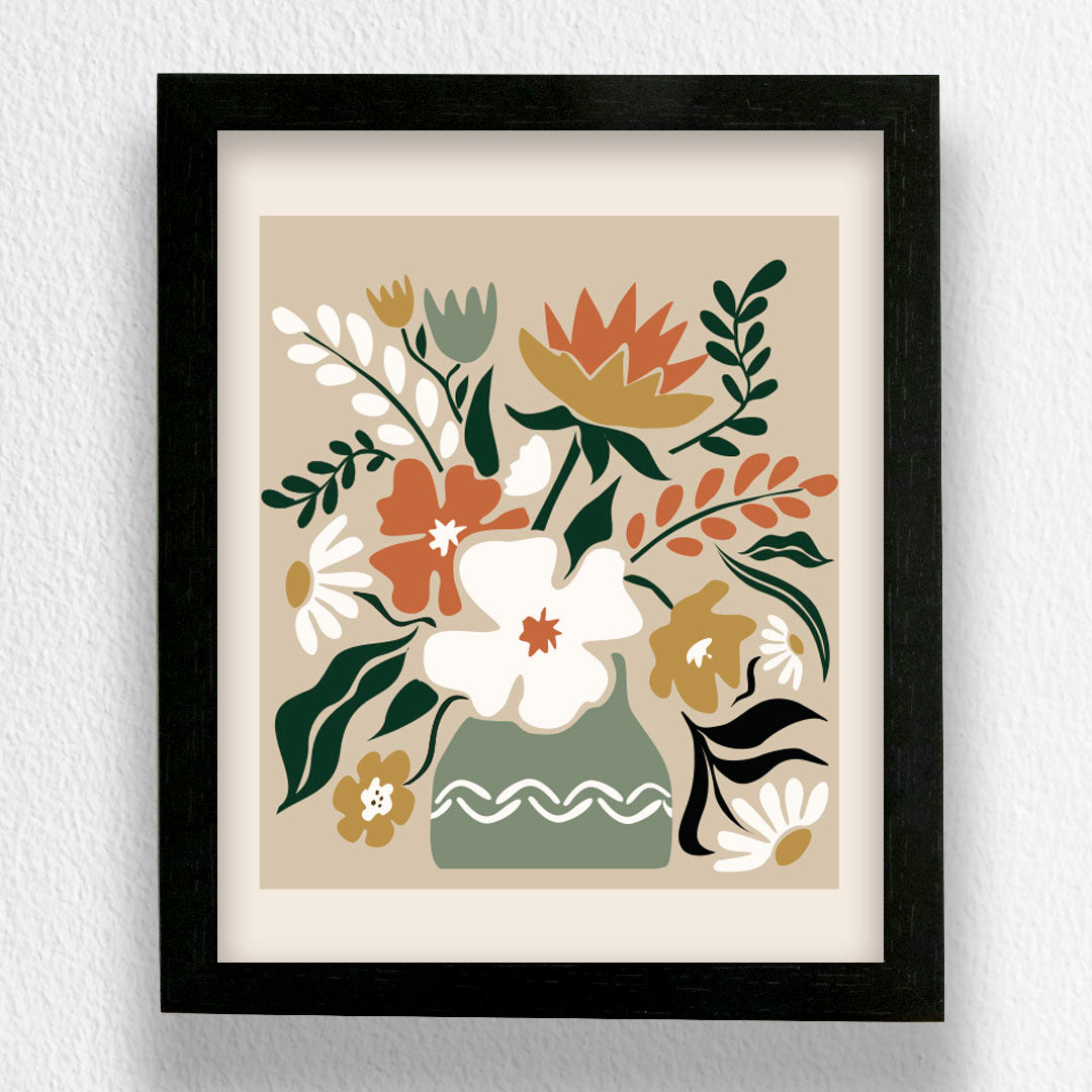 Abstract Floral - Art Frame