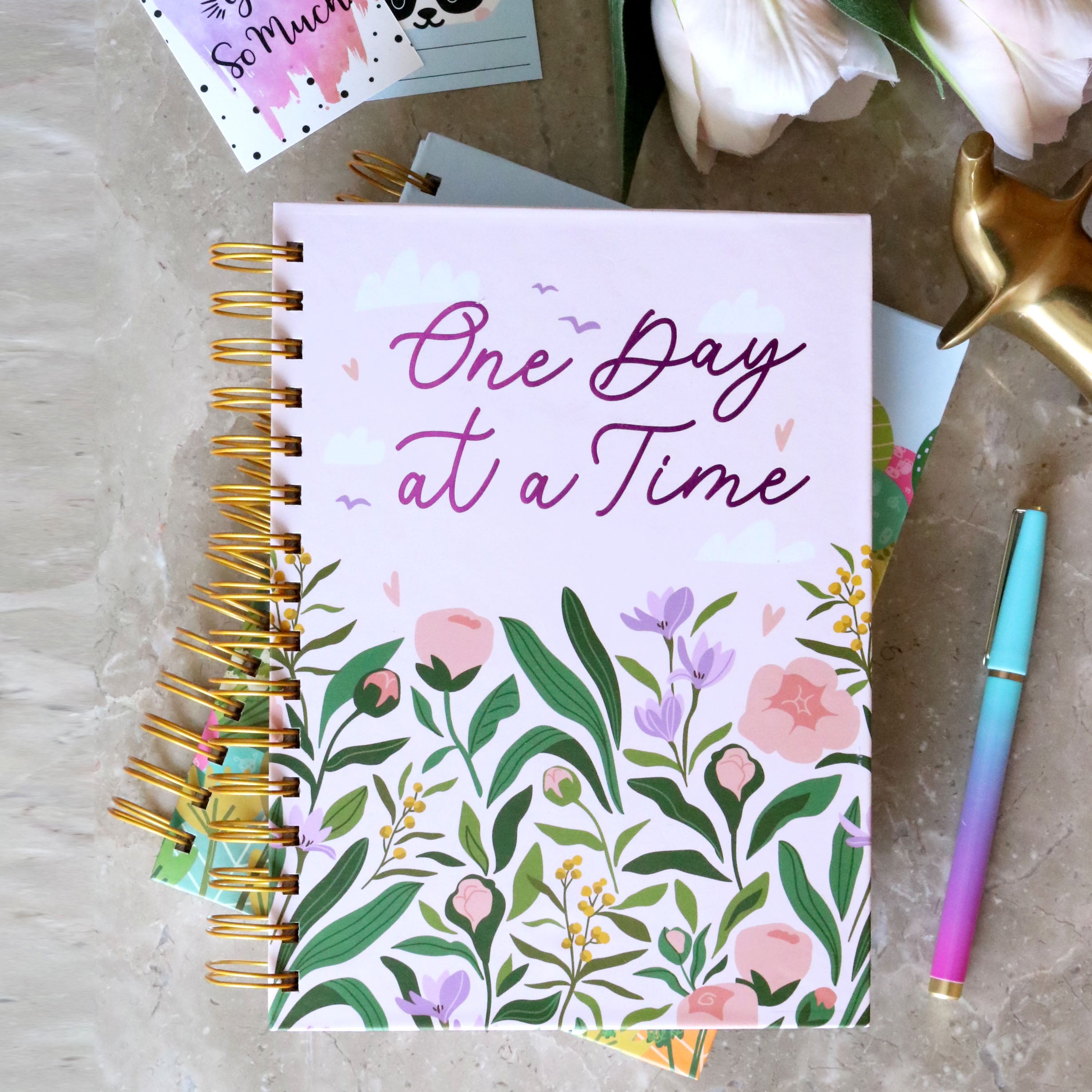 One Day At A Time - Undated Daily Planner