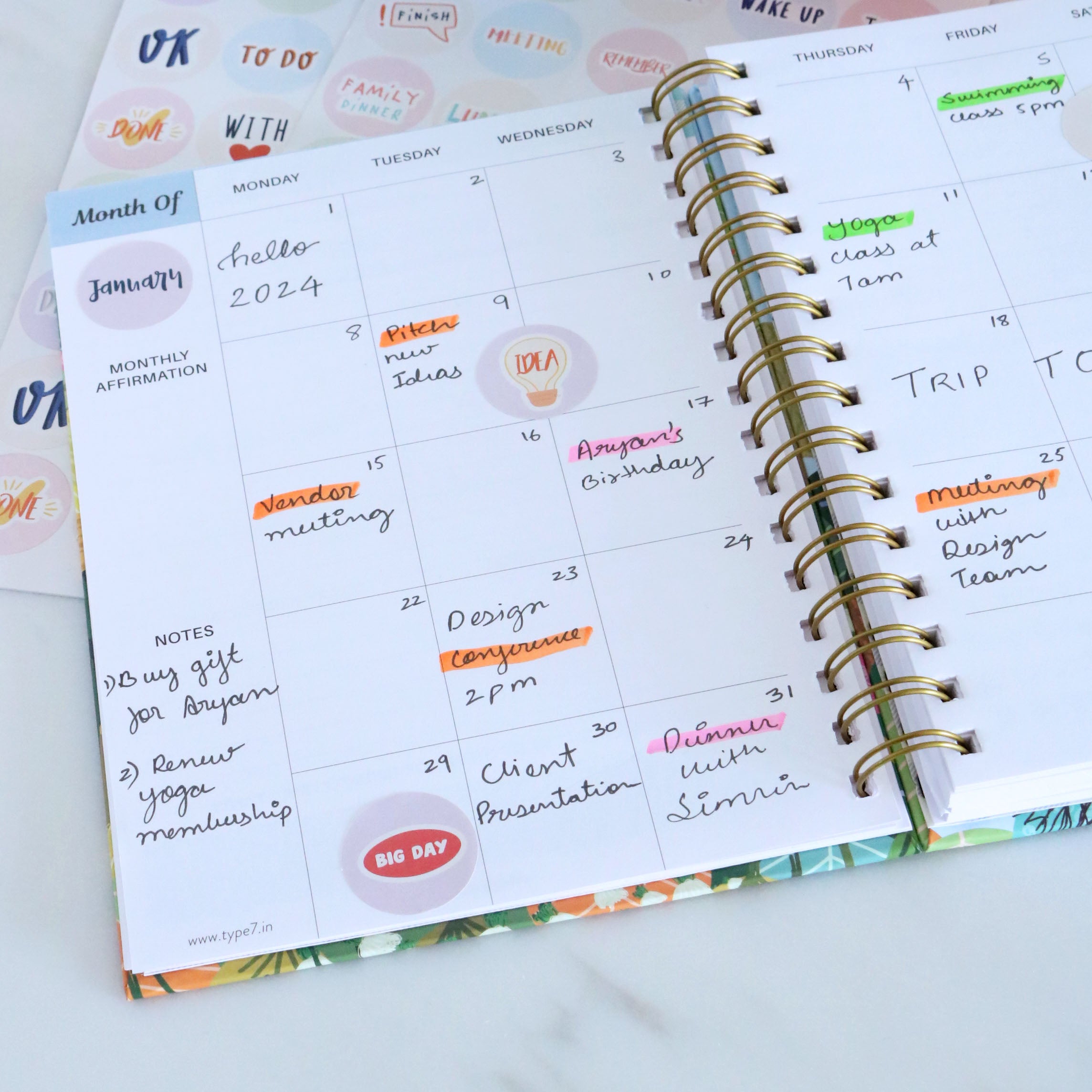 Let's Do This - Undated Daily Planner