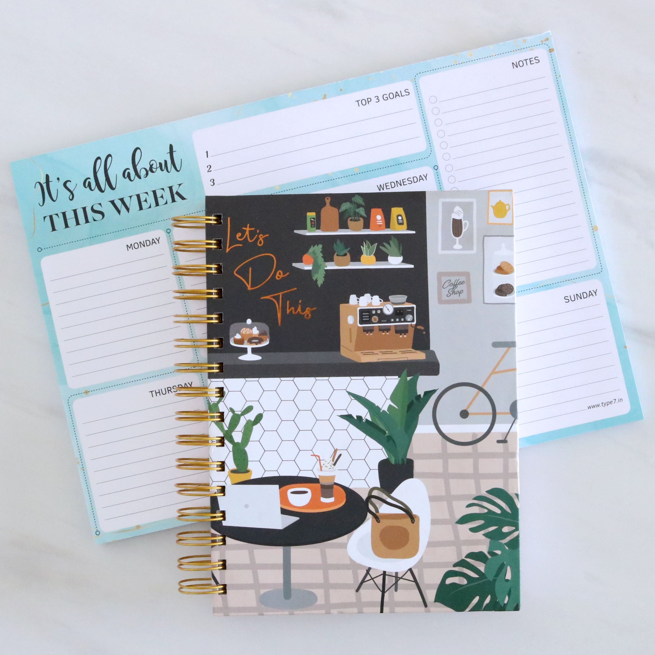 Let’s Do This Daily Planner & Weekly Planner Combo