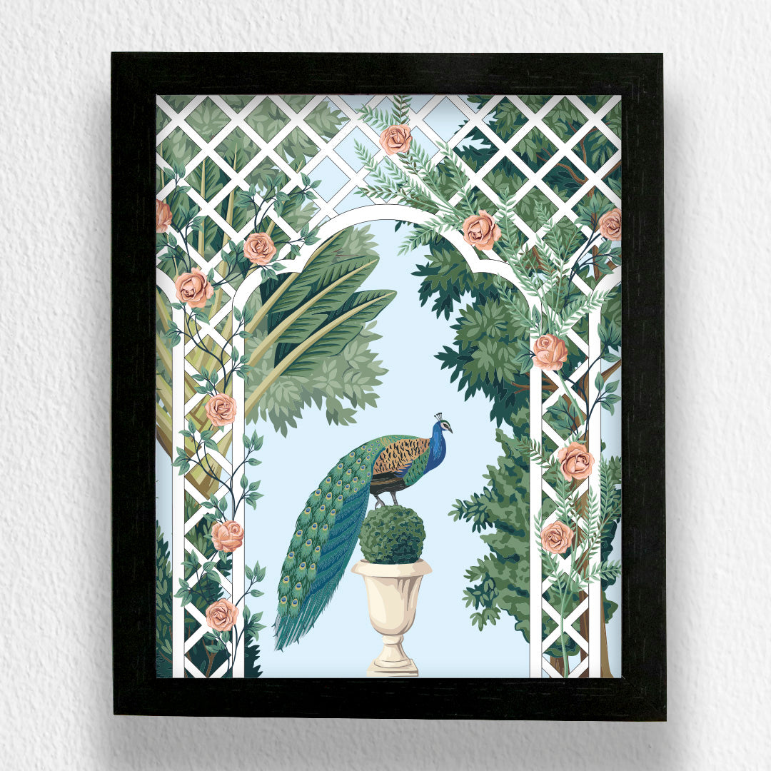 Set of 2 Art Frames - Kamal & Jharokha
