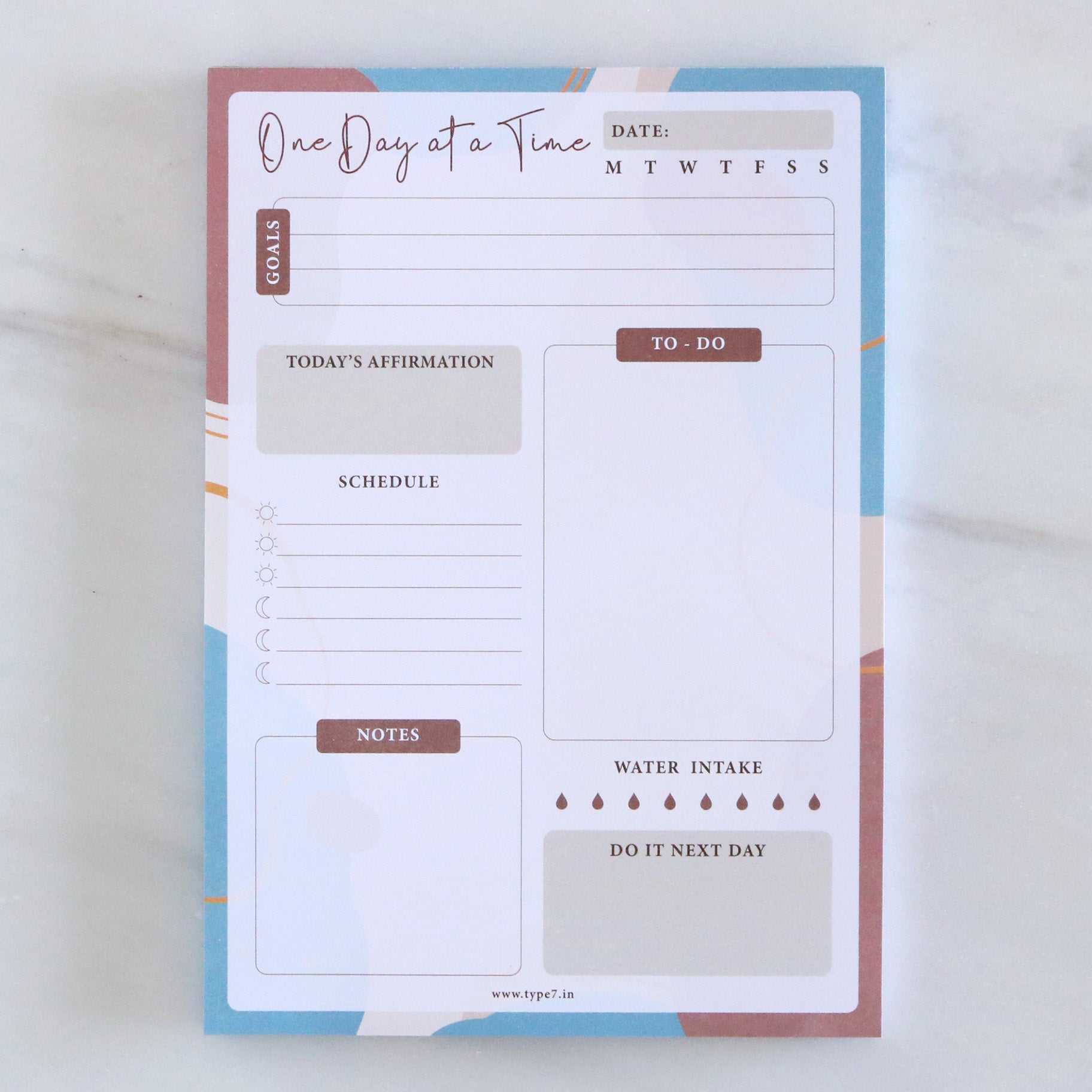 Set of 2 Day Organiser - Plan Your Day Away