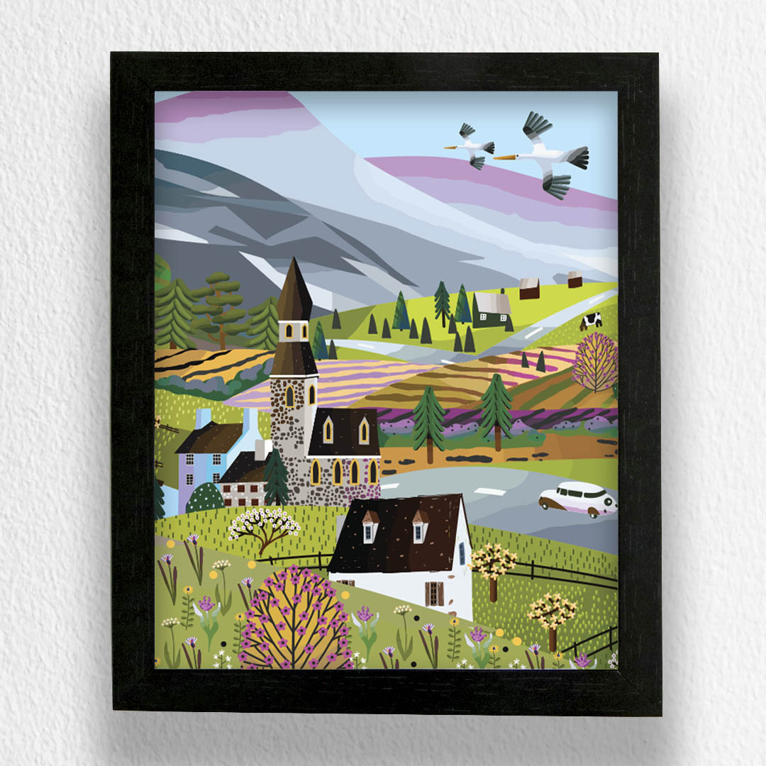 Rolling Hills - Art Frame