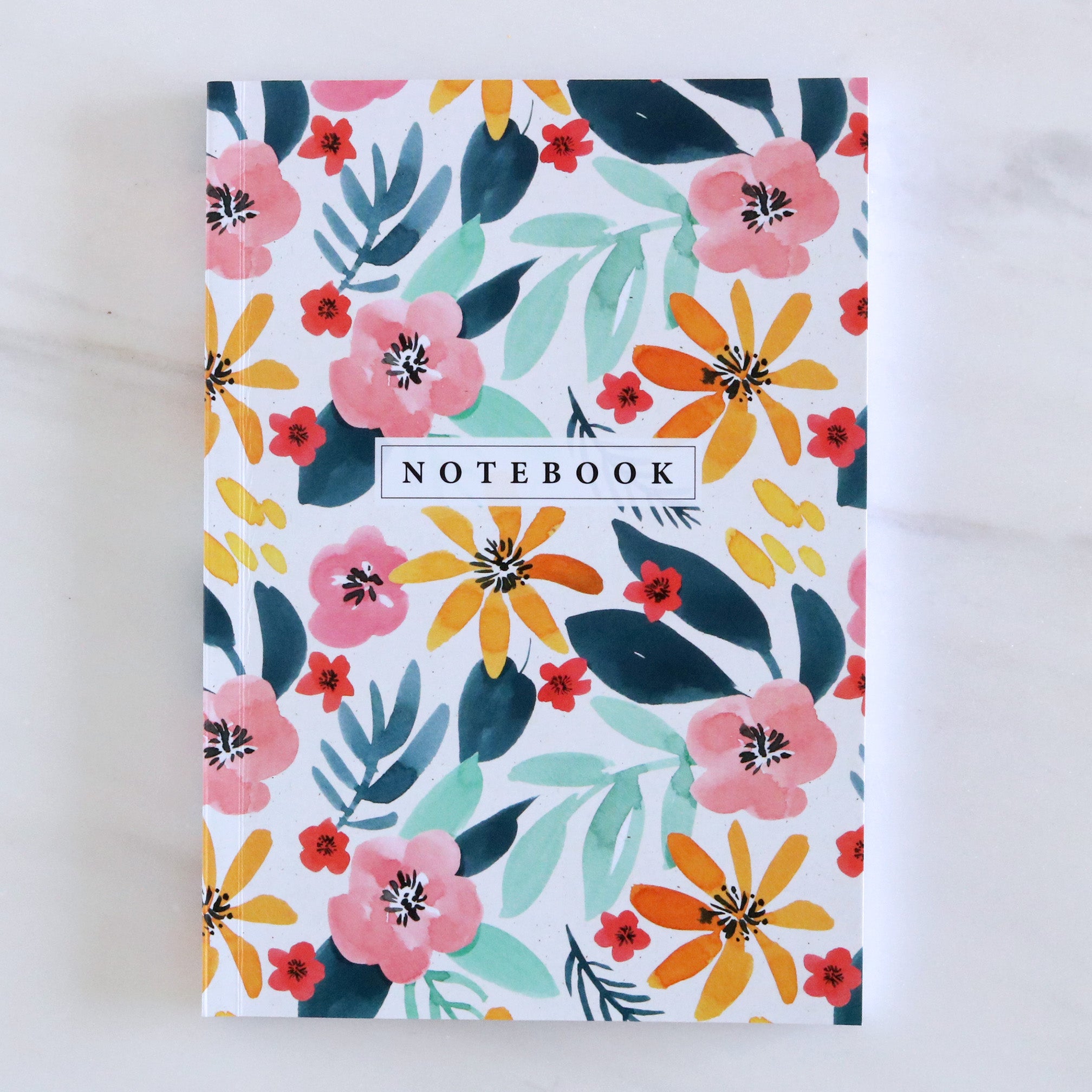 Meal Planner & Set of 2 Notebooks - Spring Season & Blooming Day
