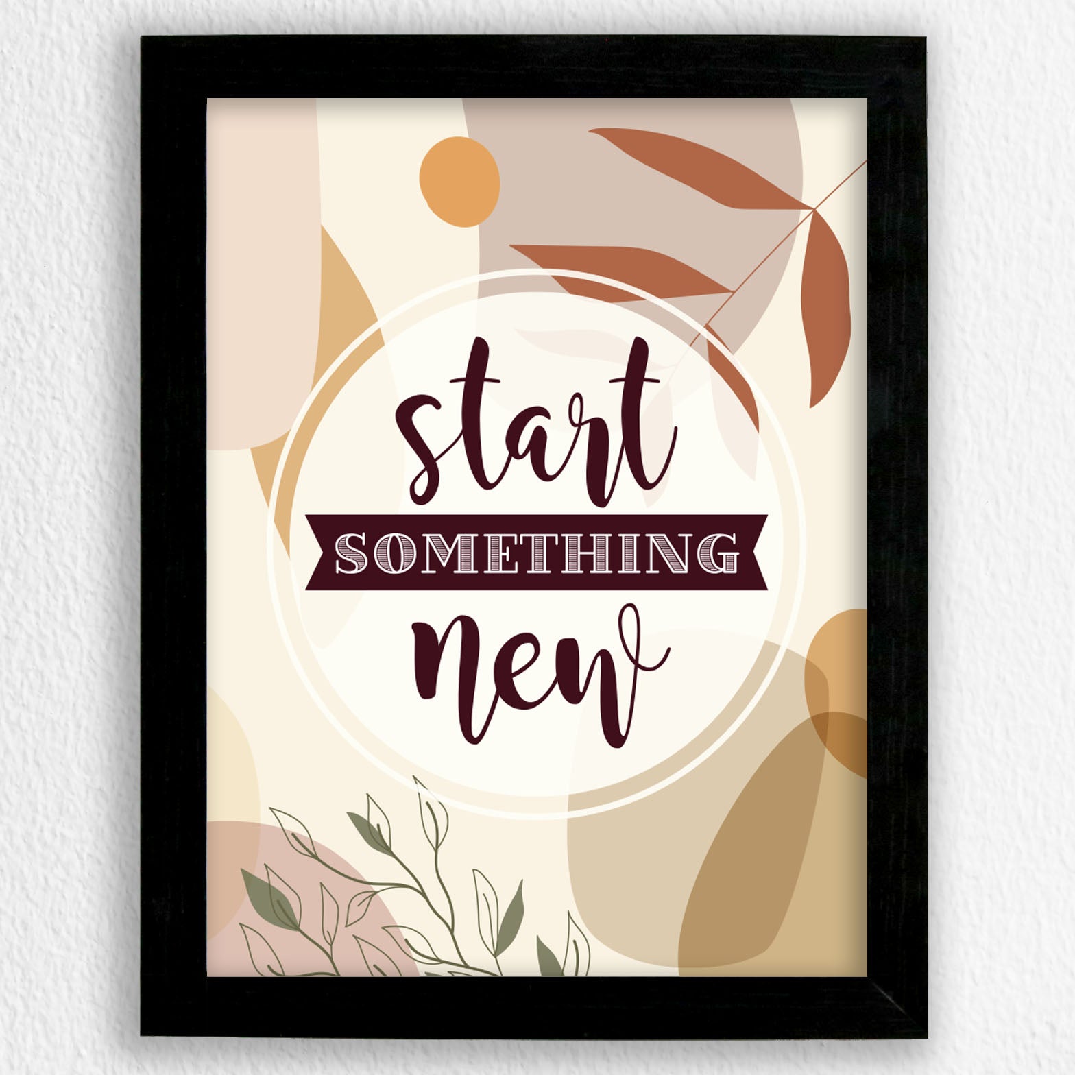 Start Something New - Art Frame