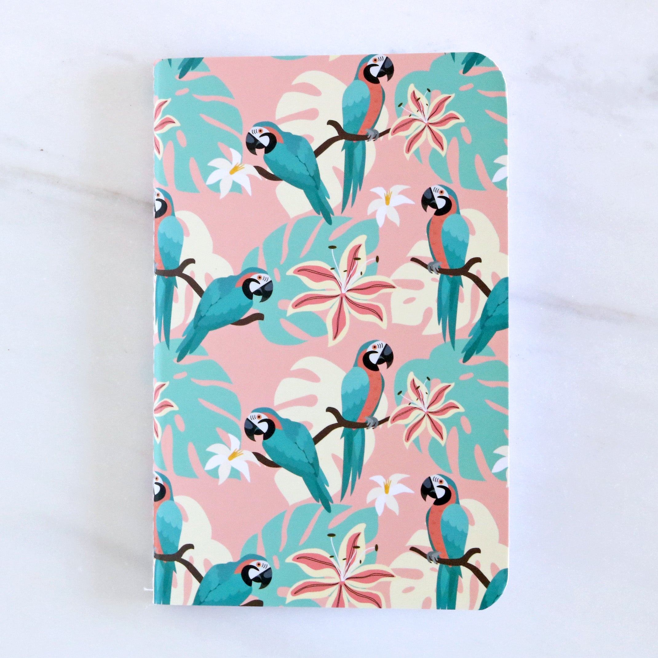 Tropical Parrot - Set Of 2 Pocket Notebook