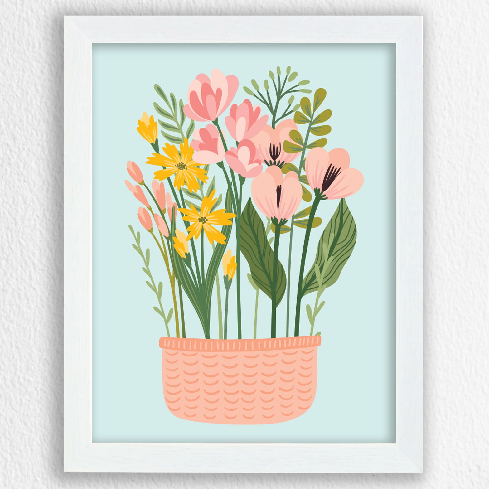 Flower Basket - Art Frame