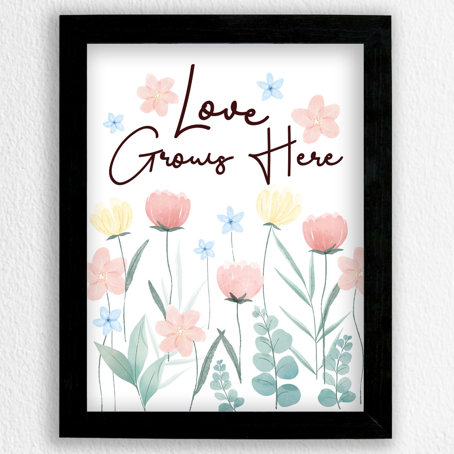 Love Grows Here - Art Frame