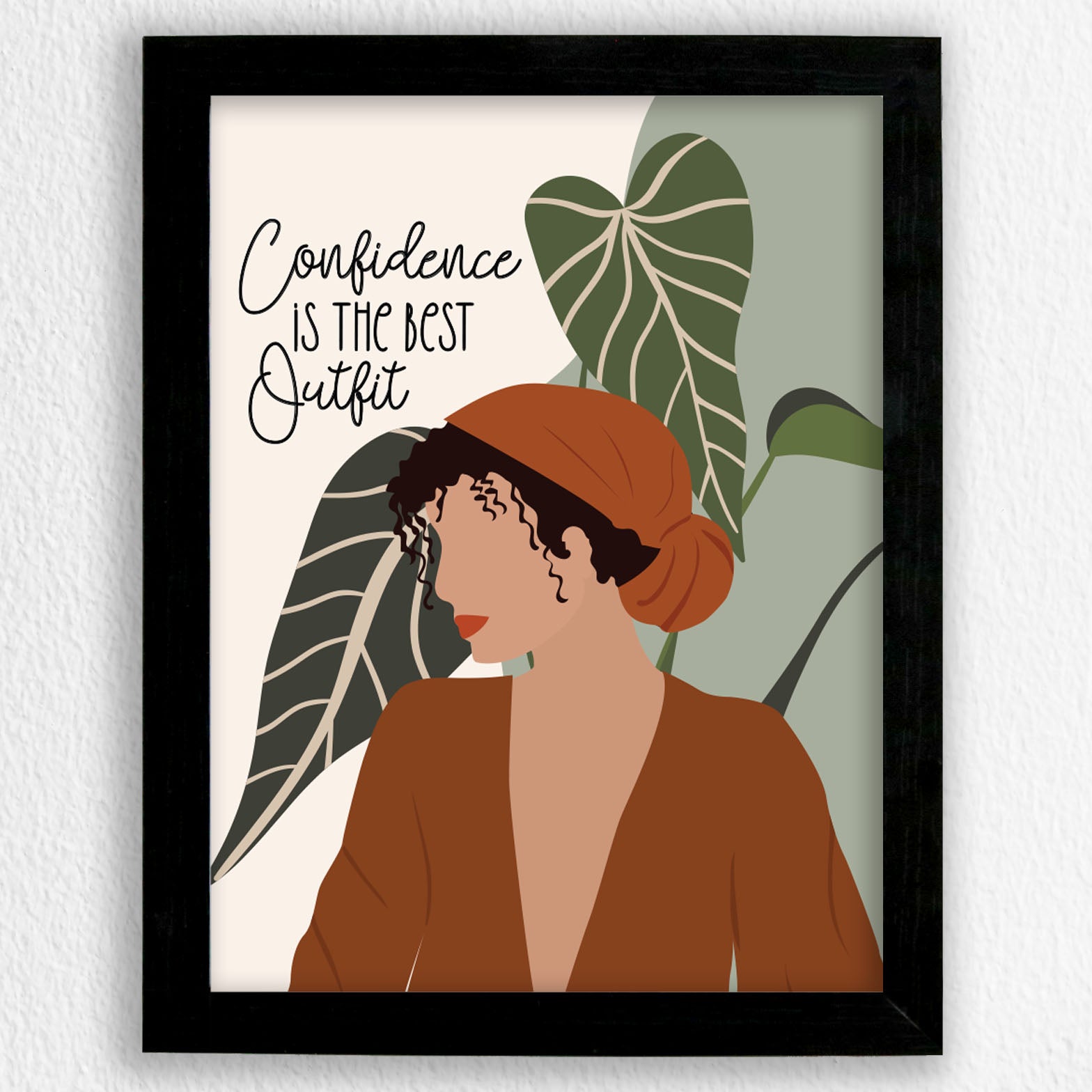Confidence Is The Best Outfit - Art Frame