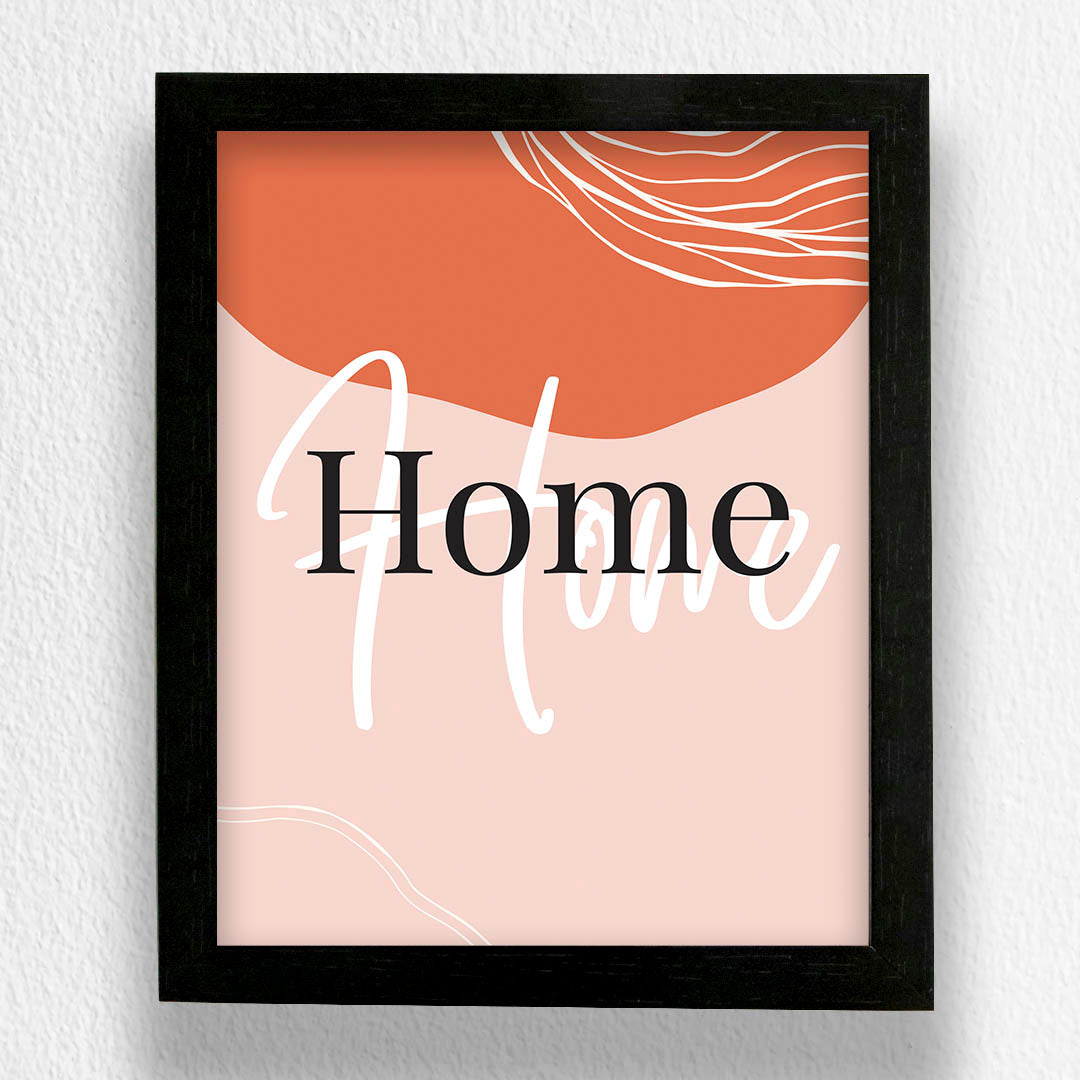 Set of 3 Art Frames - Love, Family, Home