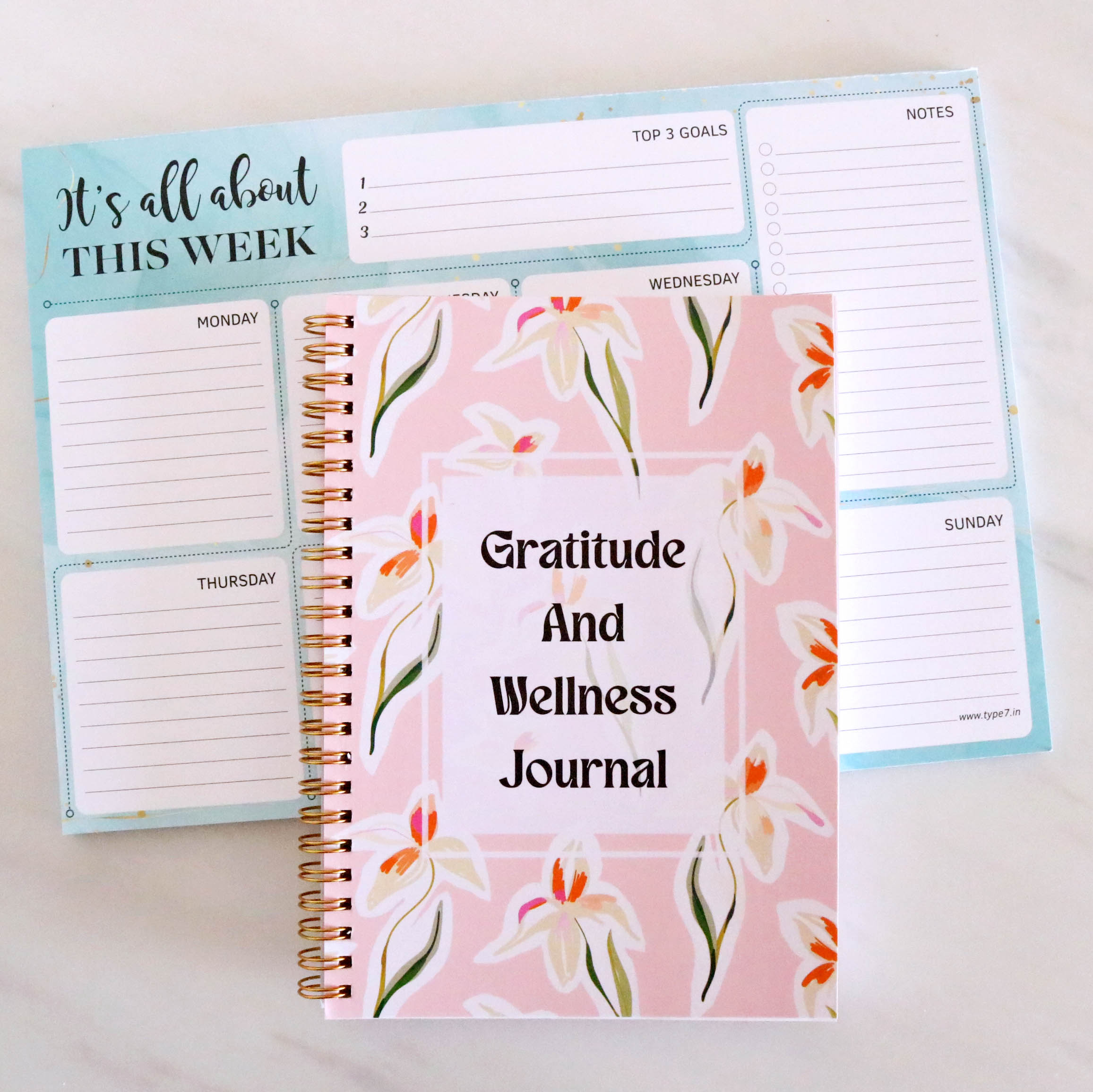 This Week & Gratitude Journal Combo