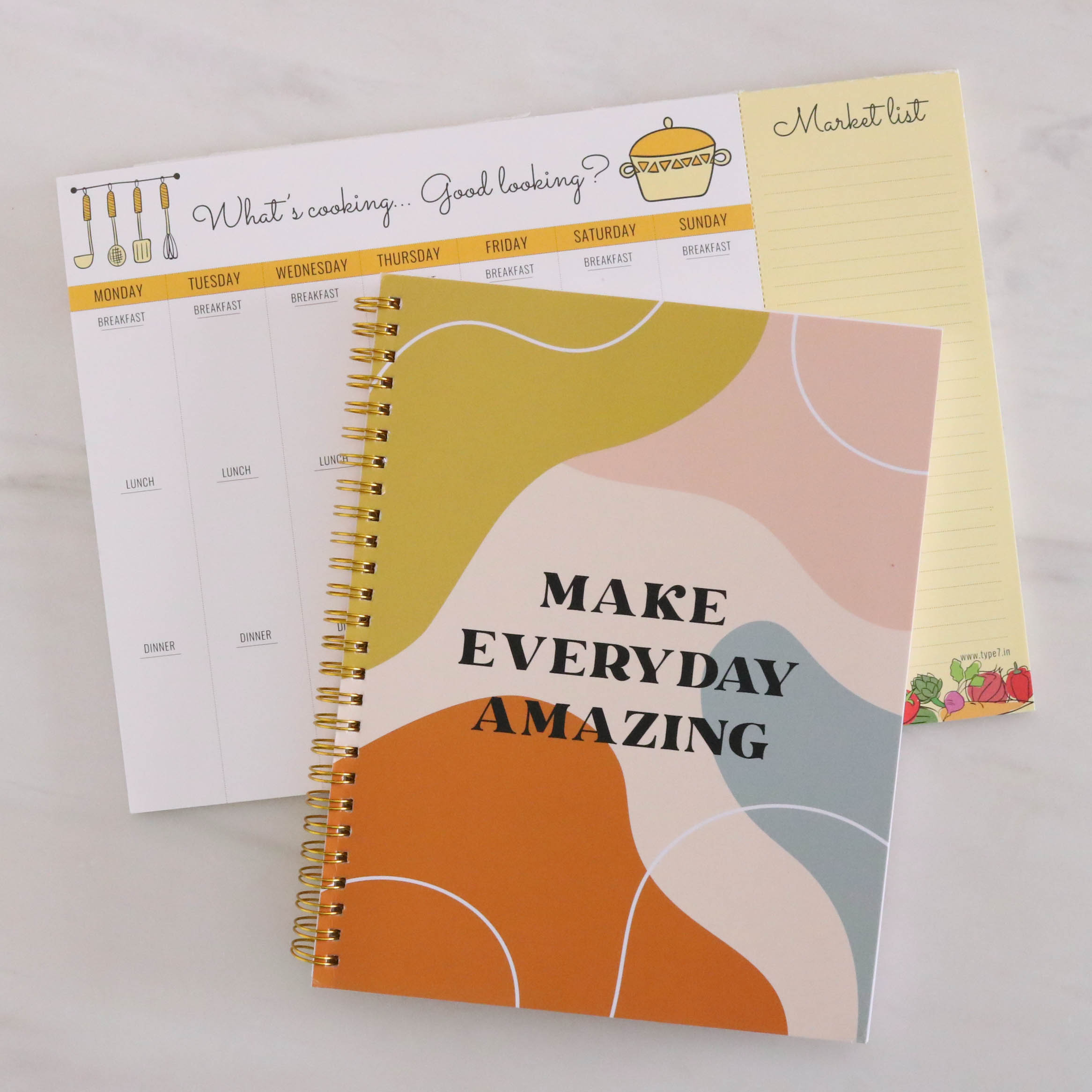 Meal Planner & Make Everyday Amazing Combo