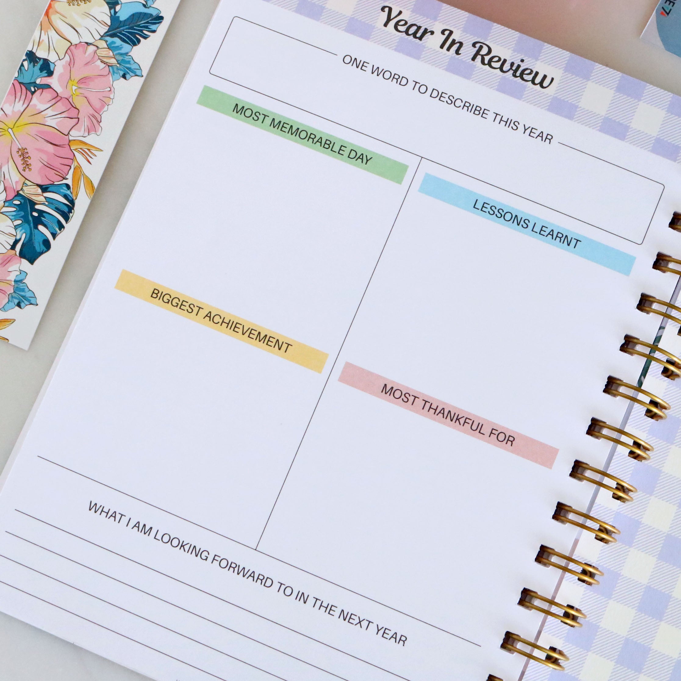 One Day At A Time - Undated Daily Planner