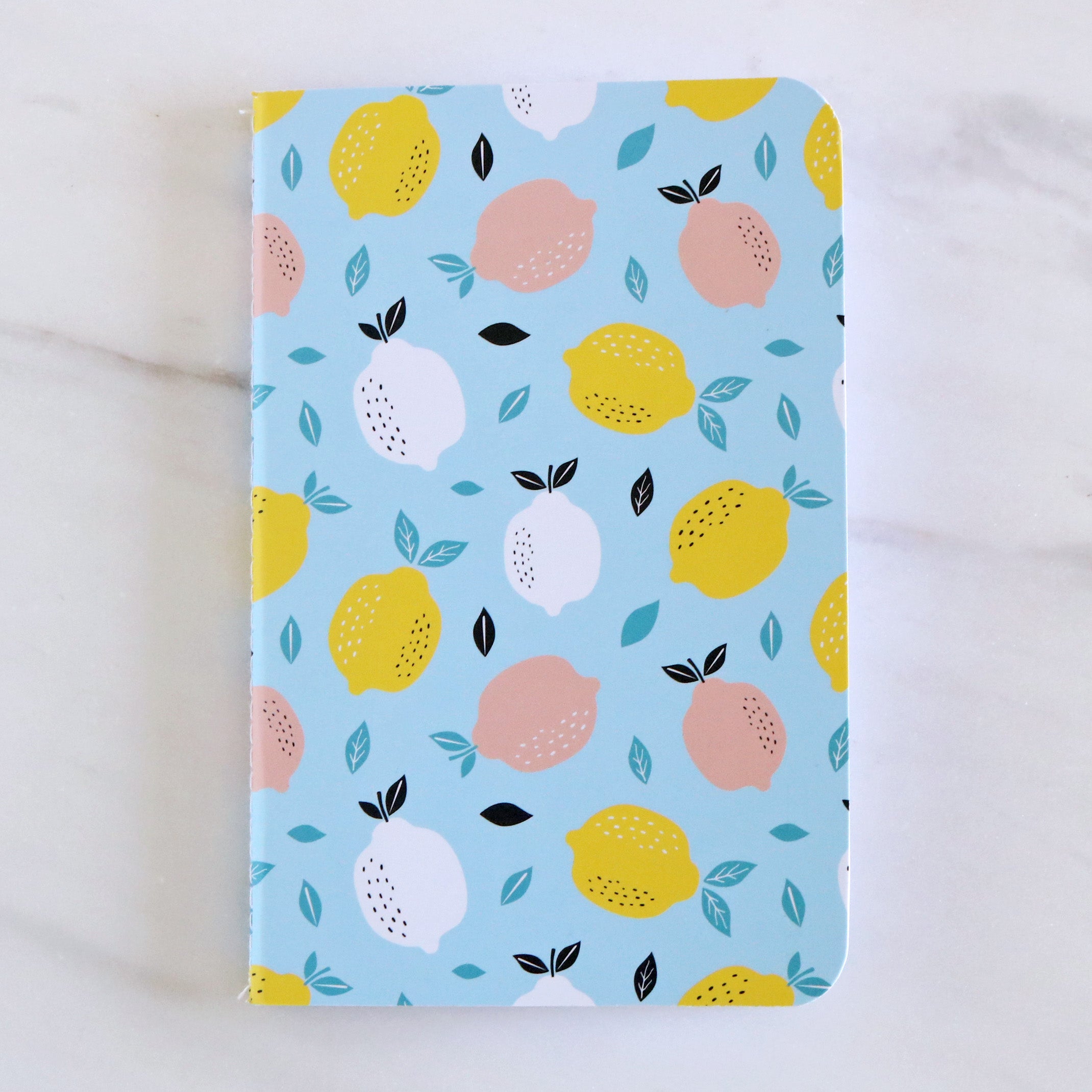 Set of 2 Pocket Notebooks - Lemons & Tropical Parrot