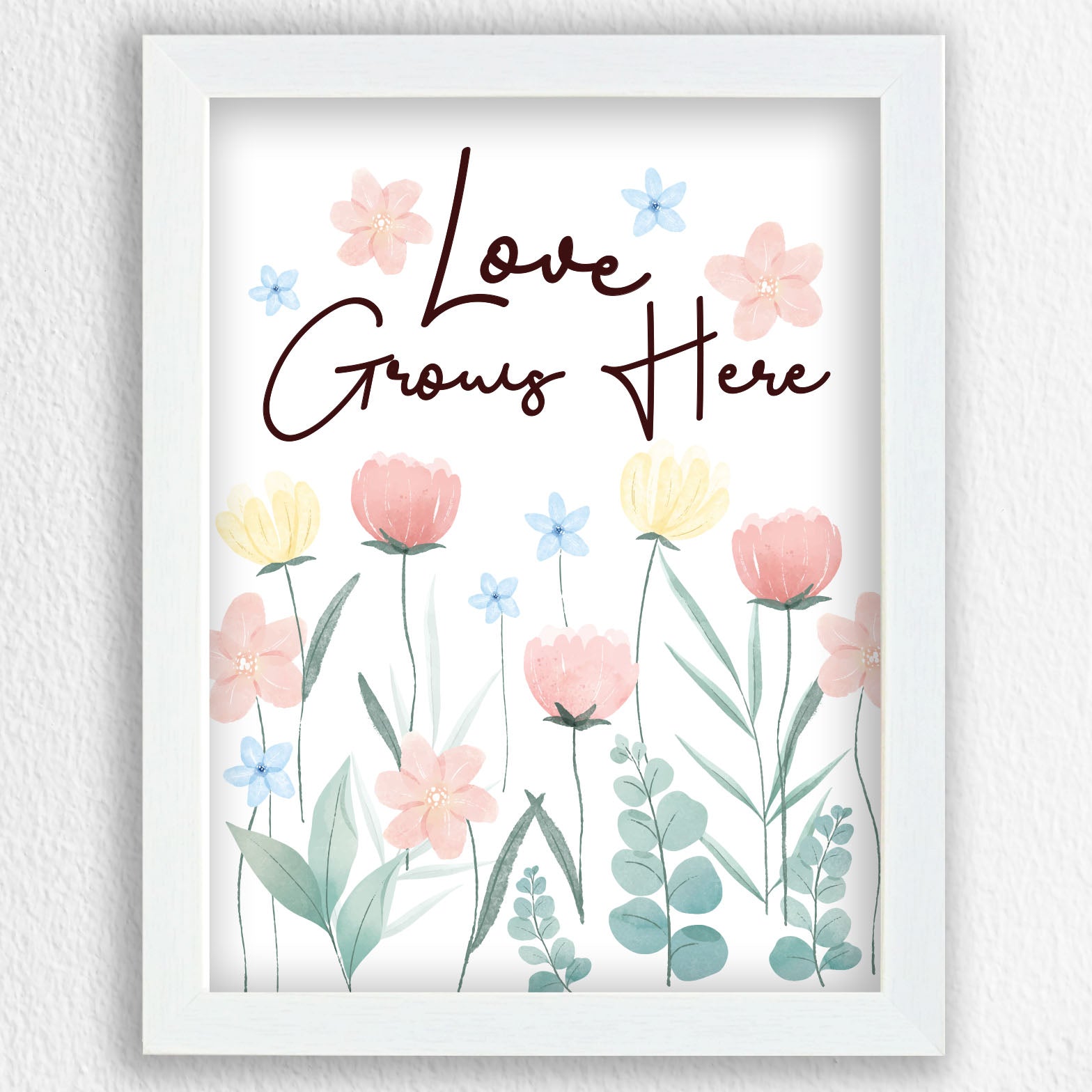 Love Grows Here - Art Frame