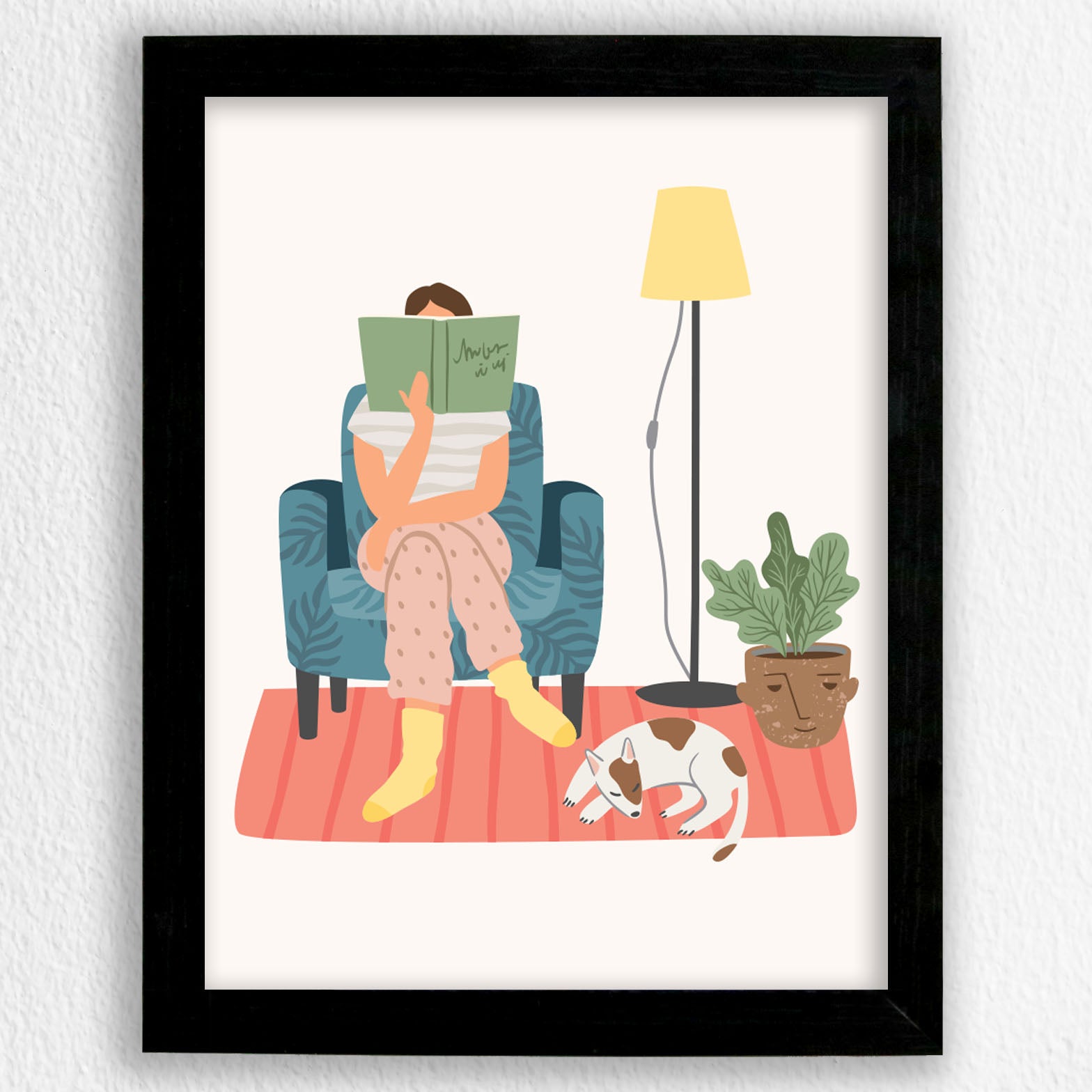 Cozy Reading Corner - Art Frame