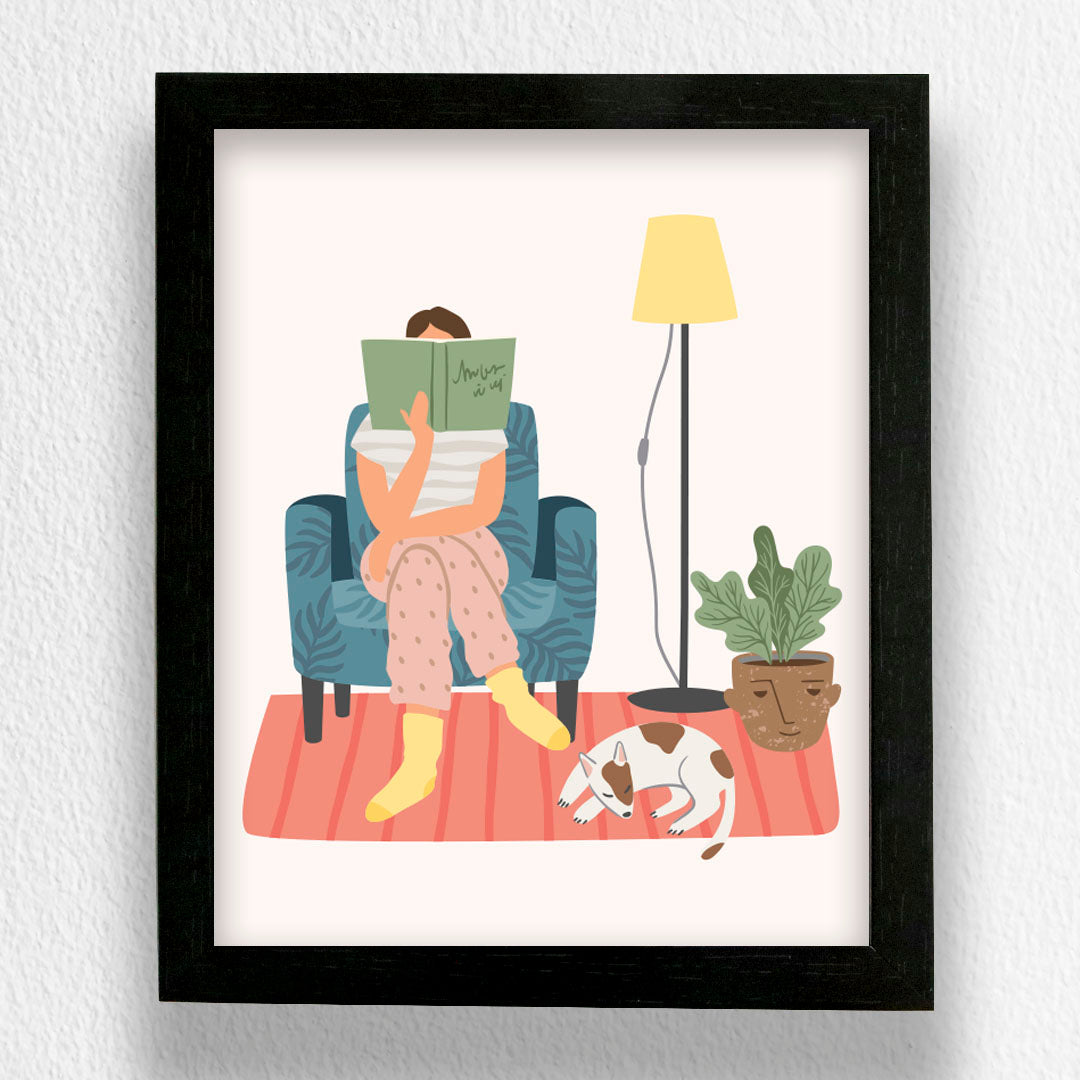 Cozy Reading Corner - Art Frame