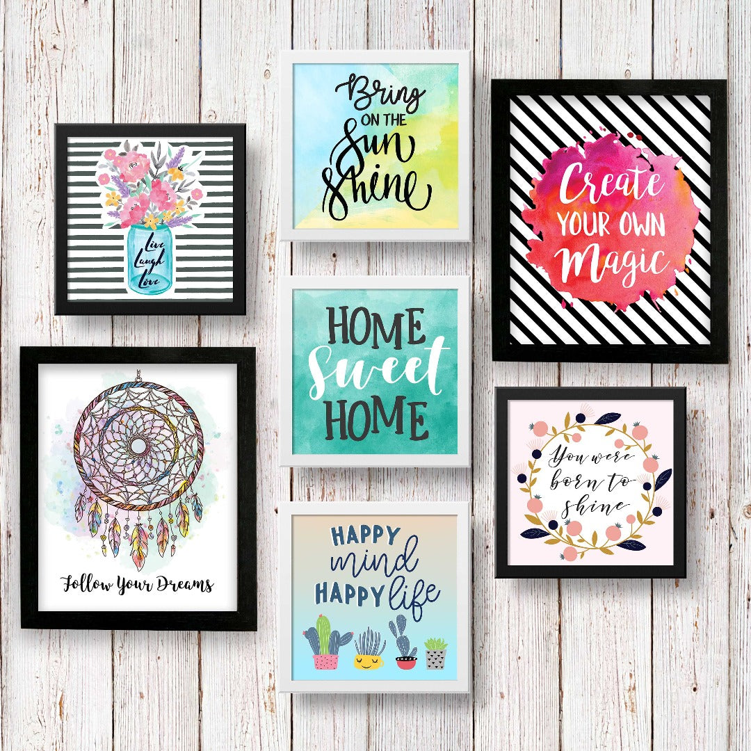 Set of 7 Art Frames - Style Your Home