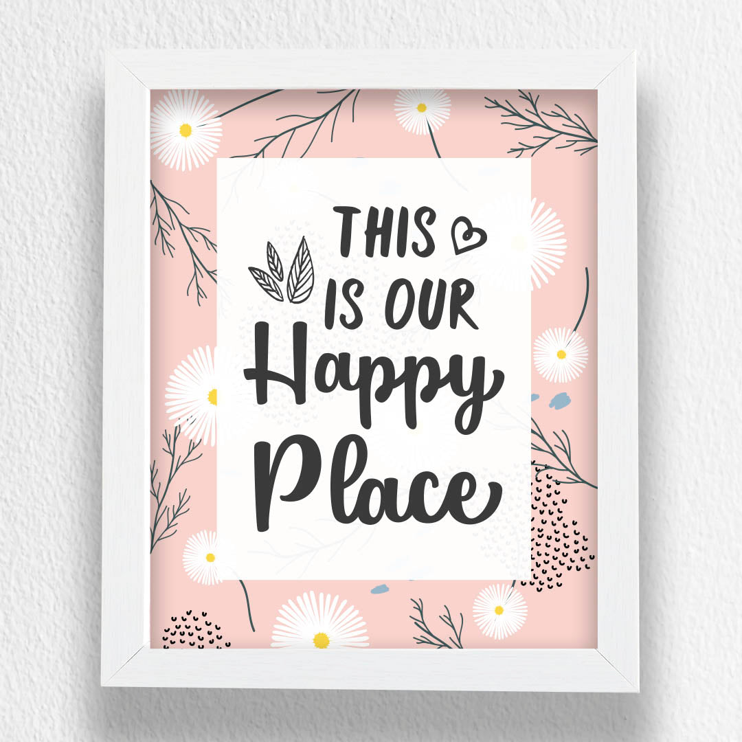 Art Frame-This Is Our Happy Place